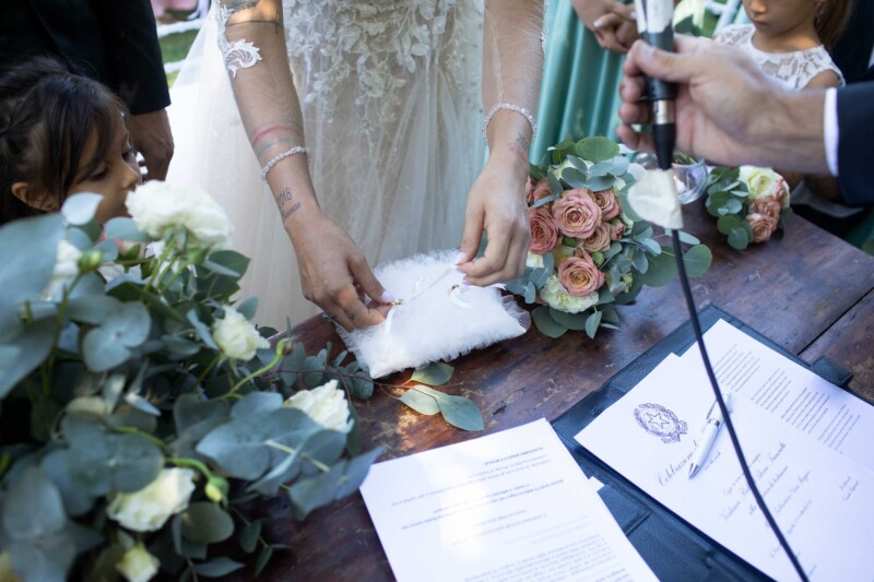 lo scambio degli anelli fotografo matrimonio roma