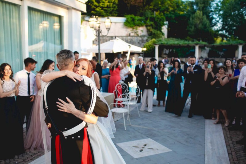 sposi in location villa bencivenga fotografo matrimonio subiaco roma