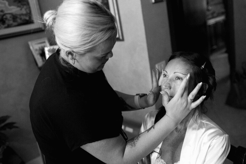 preparazione sposa con fotografo matrimonio roma sud